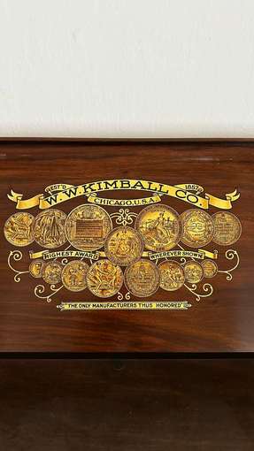 Vintage 90 Year-Old Kimball Console Piano(1930s) – Excellent Condition 4