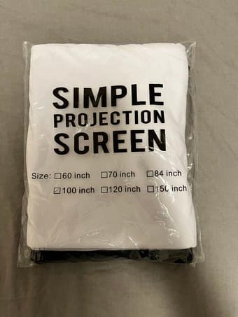 100 inch projection screen 1