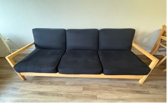 Ikea LiLLBERG 3 Seat Sofa Bed Folding Couch 1