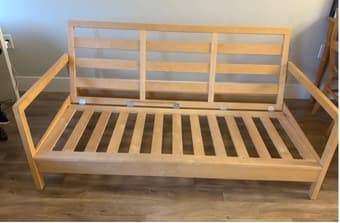 Ikea LiLLBERG 3 Seat Sofa Bed Folding Couch 2