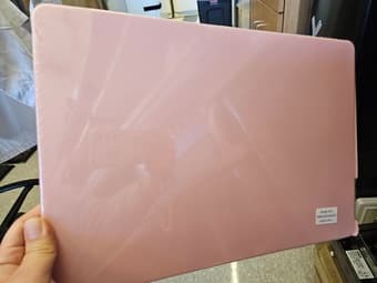 Macbook air case (M2, M3, M4) - Matte pink 1