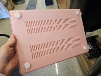 Macbook air case (M2, M3, M4) - Matte pink 2