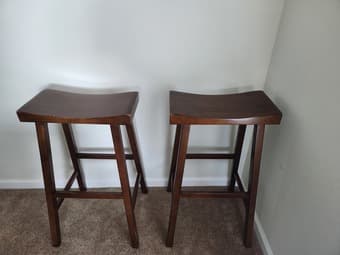 Pottery barn bar stools 1
