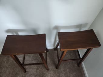 Pottery barn bar stools 3