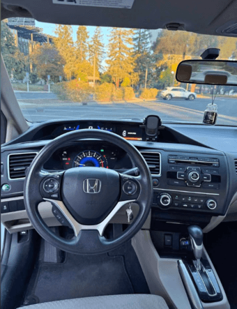 For Sale: 2014 Honda Civic LX – White 1