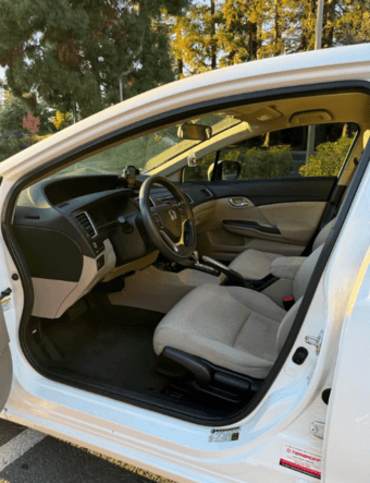 For Sale: 2014 Honda Civic LX – White 3