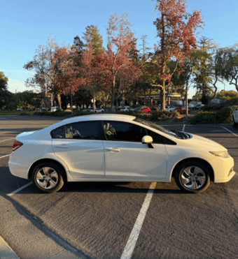 For Sale: 2014 Honda Civic LX – White 4
