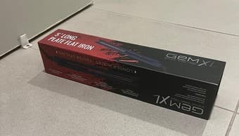 GEM XL 5 Long Plate Flat Iron in Box 2