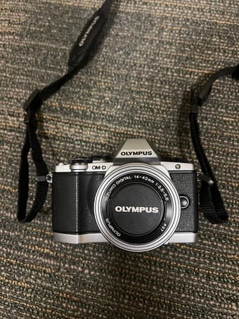 Olympus OM-D E-M10 Camera w/14-42mm, 40-150mm Double Lens Kit + More! 2