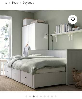 Ikea Hemnes day bed with storage 3