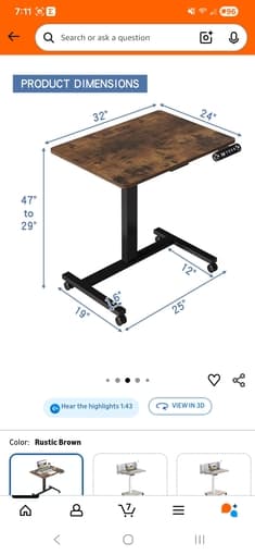 New, unassembled electric standing desk 1