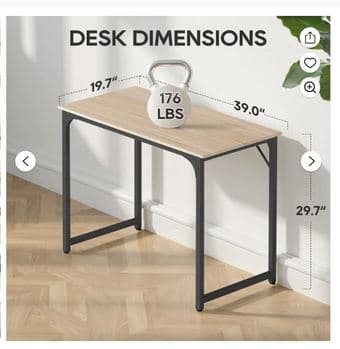 Simple Wooden Desk 2