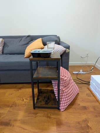 Free shoe rack, coat rack and stools 1