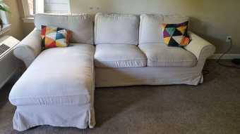 Ikea UPPLAND Sofa with Chaise 2