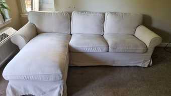 Ikea UPPLAND Sofa with Chaise 3
