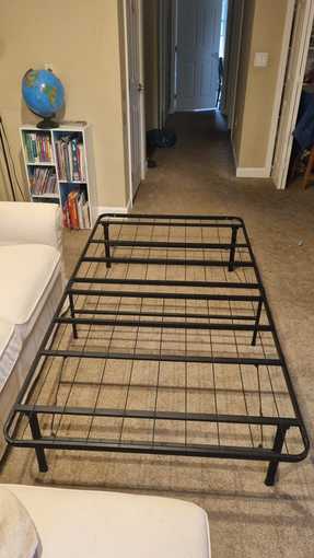 Metal bedframe (twin) 1