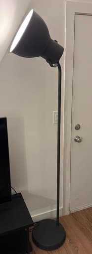 IKEA HEKTAR 3-Spotlight Floor Lamp + HEKTAR Floor Lamp (Dark Gray) 1