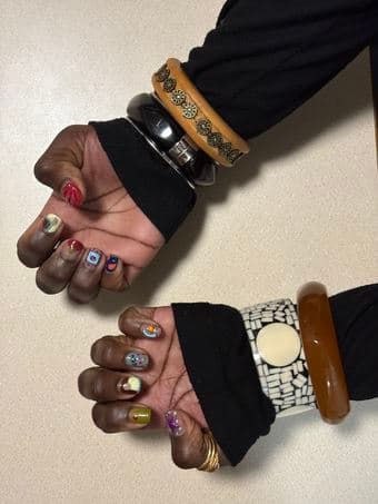 OFFERING NAIL SERVICES: Gel nails + gel-x extensions w/ custom art!! 3