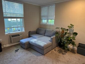 Pottery Barn Pacifica Reversible Chaise Storage Sofa 86'' + Ottoman 2