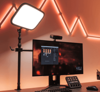LED professional lighting for video calls / streaming, Elgato KeyLight 1