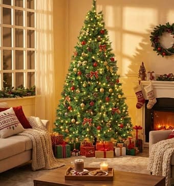 Christmas trees, 6 ft and 7 ft 2