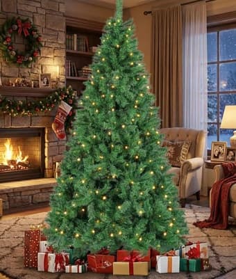 Christmas trees, 6 ft and 7 ft 3