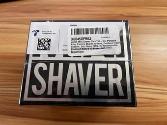 Travel Shaver for men, unopen 3