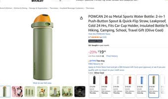 POWCAN 24 oz Insulated Water Bottle 2