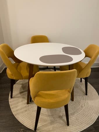 Dining Table & Chairs + Coffee Table for Sale 1