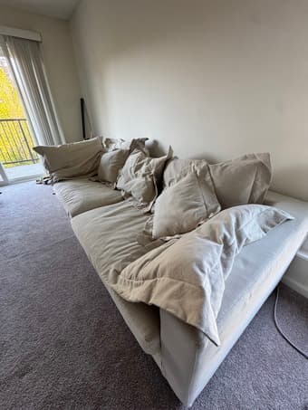 Custom Sofa deep oversized 1