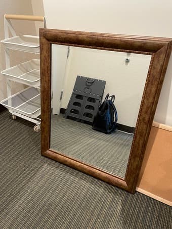 Large framed mirror 1