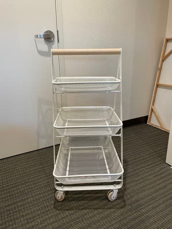 White cart 1