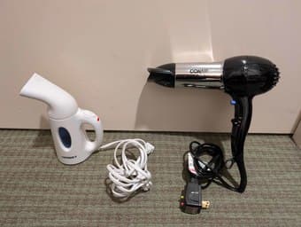Moving Sale! Webcam, hair dryer, steamer, lamps, fan, and more! 2