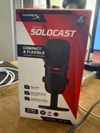 HyperX SoloCast USB Condenser Microphone – Like New 2