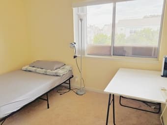 A furnished private bedroom at Mountain view available 1