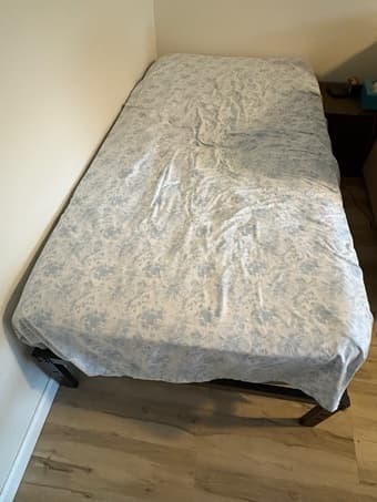 Twin XL Bed frame + Mattress Set 1