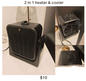 Space Heater & Electric Heating Blanket 1