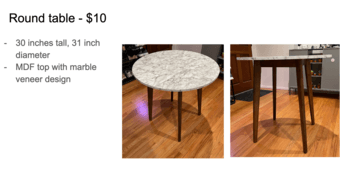 Kettle, table, speakers, and other household items for sale 2