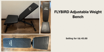 FLYBIRD Adjustable Weight Bench 1