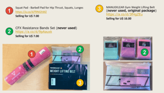 Workout Accessories for Sale 1