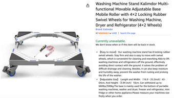 [move-out-sale] full-automatic portable washing machine 4