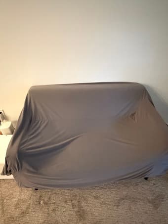 good small 2-seater sofa with cleaned washed sofa cover, no pets 2