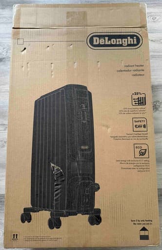 De'Longhi Oil-Filled Radiator Space Heater, 1500W 4