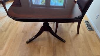 Beautiful Pottery Barn Wood Dinner Table 3