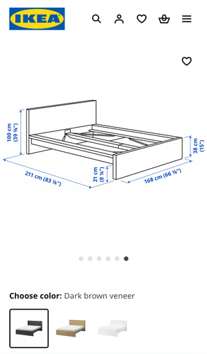 IKEA Bed Frame (Malm) 3