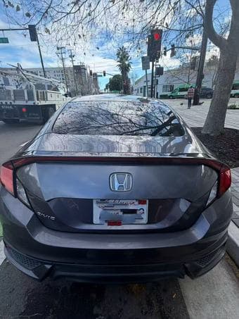 2017 Honda Civic LX coupe 4