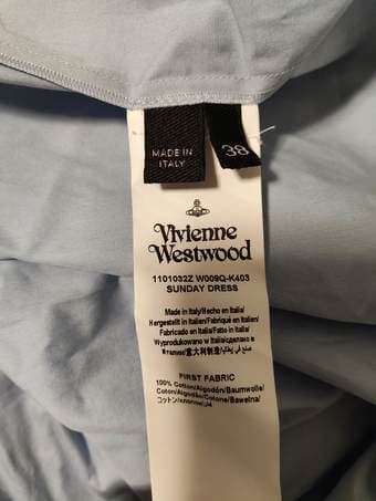 sale used VivienneWestwood Sunday dress and Piaget necklace 2