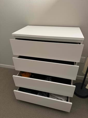 IKEA 4-drawer dresser (like-new) 3