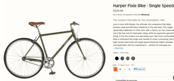Harper Fixie Bike - Single Speed 1
