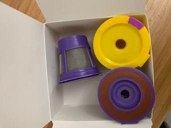 Reusable K-Cups (3 Pack) + Bundle of ~20 Coffee Pods + ~500 Coffee Sti 1